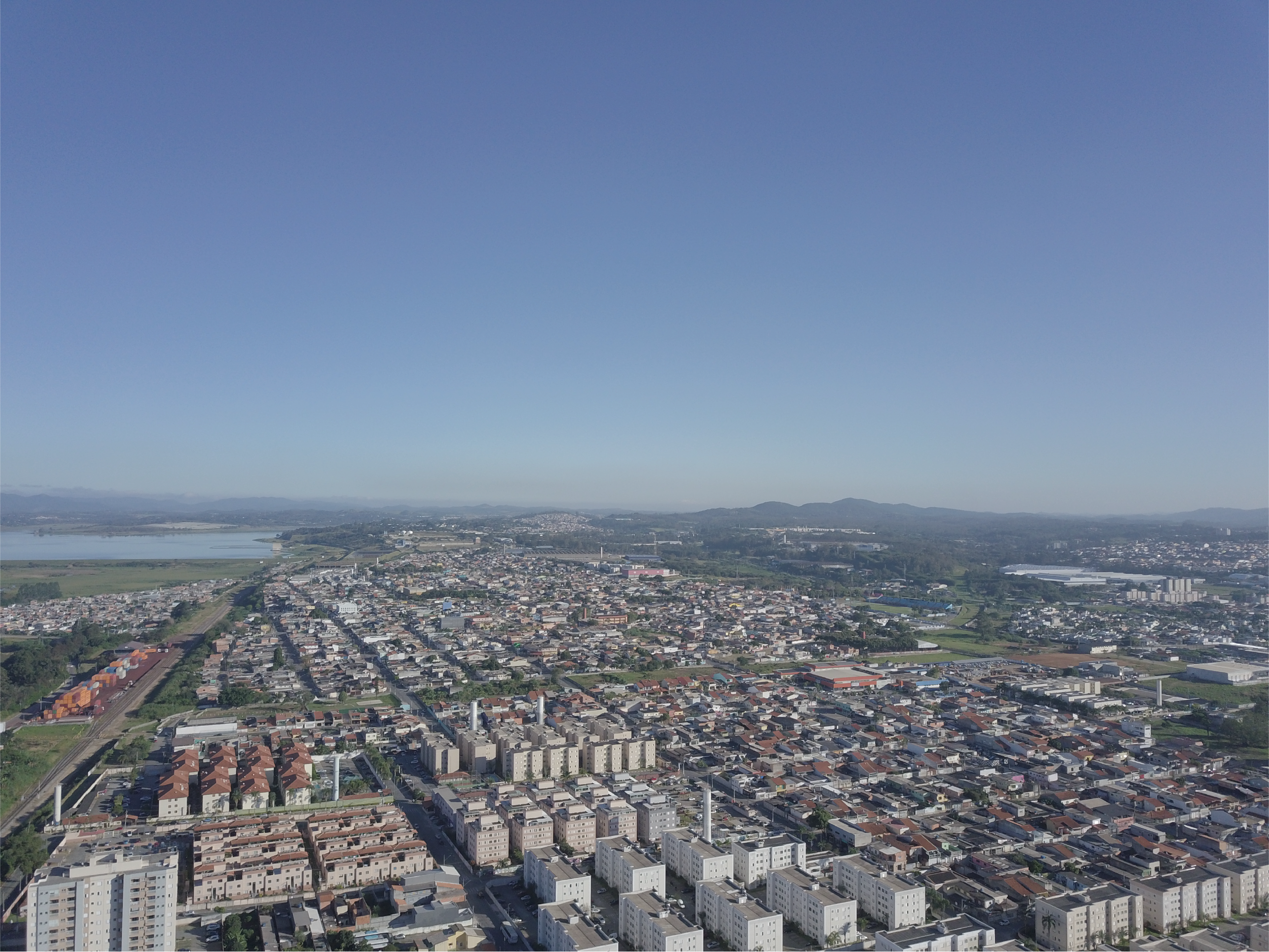 Vista panorâmica da cidade de Mogi das Cruzes